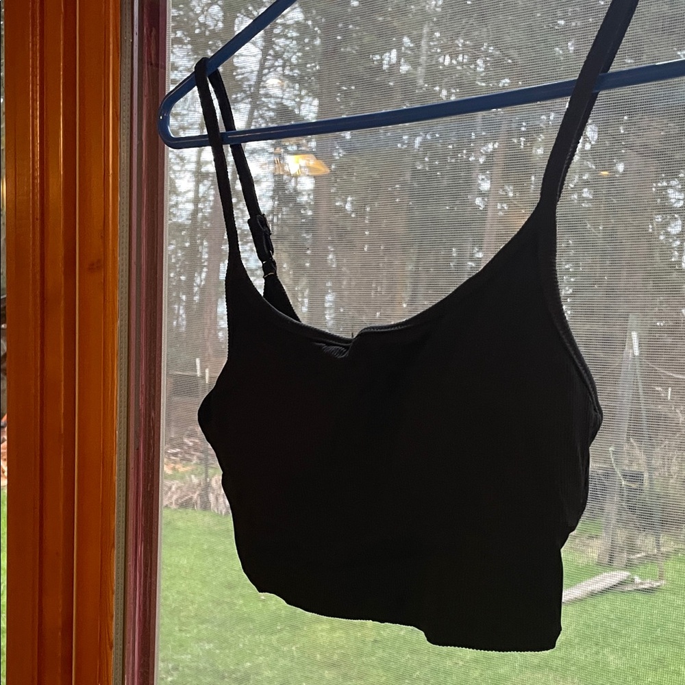 Aerie Black Swim Top